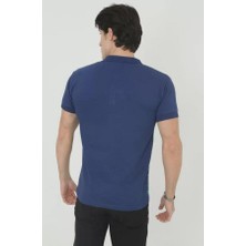 Yakalı Slim Fit Pike Çizgili T-Shirt