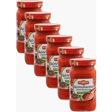 Olineza Lütenitsa 6 Adet - Kahvaltılık Balkan Sos 515 gr Cam Kavanoz