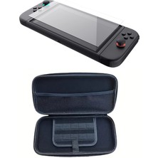 Teknoroket Nintendo Switch 2 Koruyucu Taşıma Çantası ve Temperli Cam Ekran Koruyucu Seti