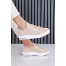 Yıkanabilir Yazlık Erkek Spor Sneakers Ayakkabı  Puspet Tabanlı Nefes Alabilen Triko