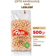 Paşa Kuruyemiş Çifte Kavrulmuş Sarı Leblebi Şeffaf Paket 500 gr ()