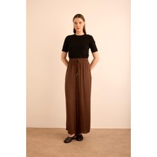 Beli Lastikli Bol Pantolon