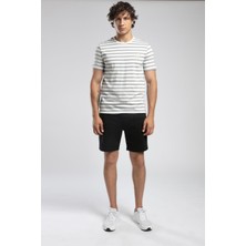 Eddy Erkek %100 Pamuk O Yaka T-Shirt Gri