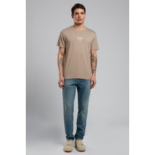 Lee Cooper Jack Erkek Slım Dar Kesim Yüksek Bel Dar Paça Jean Pantolon Mavi