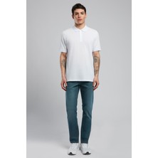 Lee Cooper Jagger Erkek Slım Straıght Dar Kesim Normal Bel Düz Paça Jean Pantolon Mavi