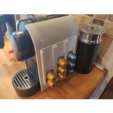 Cypnova Nespresso Starbucks Uyumlu Kapsül Tutucu Çift Taraflı Bantlı Beyaz Renk