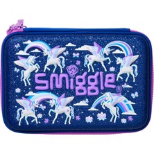 Smiggle - Away Hardtop Unicorn Iki Katlı Kalem Kutusu