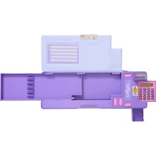 Smiggle - Wonder World Tatlı Atıştırmalıklar Hesap Makineli Pop Out Otomatik Kalem Kutusu