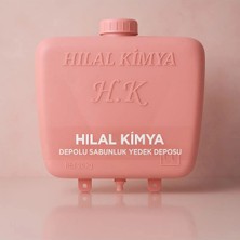 Hilal Kimya Depolu Sabunluk Sistemi- Alttan Basmalı 2 Musluklu (20KG) Beyaz