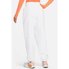 Nike Sportswear Phoenix Fleece Oversize High Rise Pants Kadın Oversize Yüksek Belli Şardonlu Eşofman Altı Beyaz