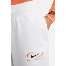 Nike Sportswear Phoenix Fleece Oversize High Rise Pants Kadın Oversize Yüksek Belli Şardonlu Eşofman Altı Beyaz