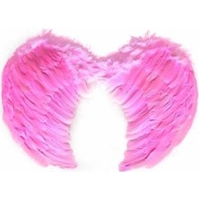 Pembe Melek Kanadı Kostümü Küçük