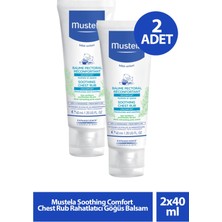 Seddar Collection Mustela Soothing Comfort Chest Rub Göğüs Balsamı 40 ml 2 Adet