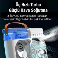Su Hazneli Şarjlı Masa Vantilatörü