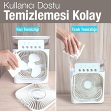 Su Hazneli Şarjlı Masa Vantilatörü