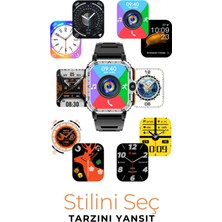 Howear Wrwatch 5g Lite Sim Kartlı Çift Kameralı Btk Yeni Nesil Özelliklere Sahip 51MM Akıllı Saat Gri