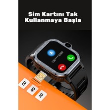Howear Wrwatch 5glite Simkart Çift Kameralı Btk Yeni Nesil Özelliklere Sahip 51 mm Akıllı Saat Siyah