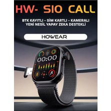 Howear Hw S10 Call Btk Sim Kartlı Kameralı Yapay Zeka Android Amoled Ekran Akıllı Saat