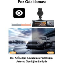 K17 Ultra Hd 4K Wifi ve App Kontrollü Hareket Sensörü Gece Görüşü 7/24 Kayıt Türkçe Çift Araçuyumlu