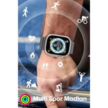 Howear S8 4g Lite Ultra Simkartlı Kameralı Android Akıllı Saat 49MM Smart Saat Çift Kordon Gri