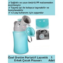 Urz Grup Dayanıklı Sağlıklı Pp Malzeme +2 Yaş Portatif Taşıma Ipli Erkek Çocuk Lazımlık Pisuvar Acil Tuvalet Işemek Şisesi Idrar Kutusu