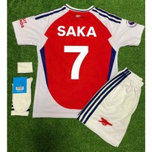 Arsenal 2024/25 Saka Iç Saha Çocuk Forması 4 Lü Set