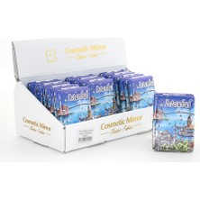 Taşlı Istanbul Tasarımı El Aynası Kalın Model 1