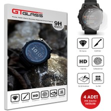 Garmin Fenix 7, 7 Solar, 7 Sapphire ile Uyumlu Ekran Koruyucu 4 Adet