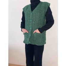 Çift Cepli Kadın Yelek