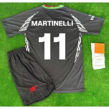 Arsenal 2024/25 Martinelli Deplasman  Çocuk Forması 4 Lü Set