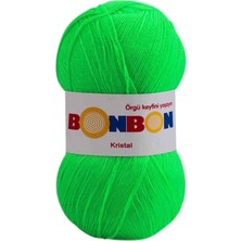 Kristal El Örgü Lif Ipi Fıstık Yeşili 98395