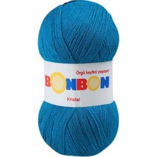 Kristal El Örgü Lif Ipi Koyu Mavi 98685