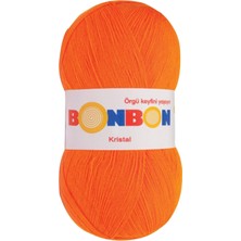 Kristal El Örgü Lif Ipi Turuncu 98215