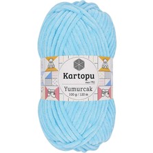 Yumurcak Kadife El Örgü Ipi Açık Turkuaz K516