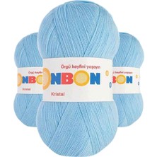 Kapamarka Kristal El Örgü Lif Ipi Ufuk Mavisi 98231 3 Ad.