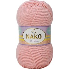 Elite Baby El Örgü Ipi Tüylenmeyen Bebek Yünü Pudra 6165