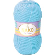 Elite Baby El Örgü Ipi Tüylenmeyen Bebek Yünü Gök Mavisi 6723