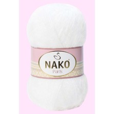 Paris El Örgü Ipi Yünü Beyaz 208