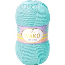 Elite Baby El Örgü Ipi Tüylenmeyen Bebek Yünü Açık Turkuaz 10535