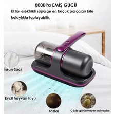 Kılıforyum El Süpürgesi Şarjlı Mini Uv-C Işınlı  – Hepa Filtreli, Kablosuz, 8000PA Güç Yeni Nesil