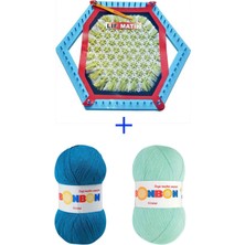 Kapamarka Lifmatik Lif Örme Seti Dokuma Tezgahı Ve Lif Ipi S5