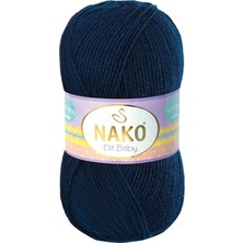 Elite Baby El Örgü Ipi Tüylenmeyen Bebek Yünü Lacivert 10094