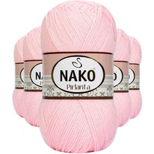 5 Adet Pırlanta Amigurumi El Örgü Ipi Yünü Sindirella Pembe 4531