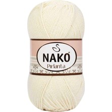 Pırlanta Amigurumi El Örgü Ipi Yünü Koyu Krem 6730