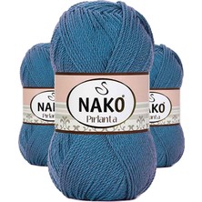 Kapamarka Pırlanta Amigurumi El Örgü Ipi Yünü Turkuaz 3409 3 Ad.