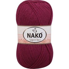 Süper Inci El Örgü Ipi 100 gr Vişne Çürüğü 2187