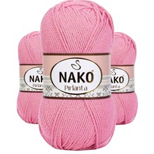 Kapamarka Pırlanta Amigurumi El Örgü Ipi Yünü Pembe 6740 3 Ad.