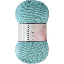 Süper Inci El Örgü Ipi 100 gr Mint Yeşili 2524