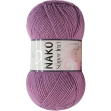 Süper Inci El Örgü Ipi 100 gr Koyu Gülkurusu 569