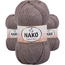 Kapamarka Süper Inci El Örgü Ipi Vizon 2000 3 Ad. 100 Gr